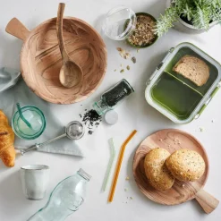 CASA ACACIA CHIC Assiette Avec Manche Naturel