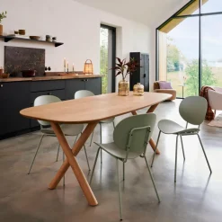CASA ACACIA Pieds De Table X Set De 2 Naturel