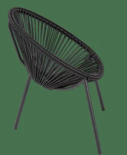 Enfant CASA ACAPULCO Chaise Pour Enfants Noir