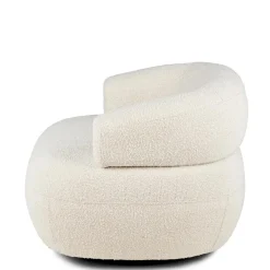 CASA AGNES Plaid Blanc Cassé