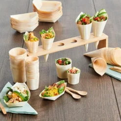 CASA APERO ECO Petits Pots Set De 15 Naturel