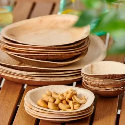 CASA ARECA LEAF Bols Set De 6 Naturel