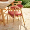 CASA AUGUST Coussin D'assise Rouge