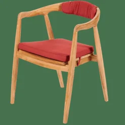 CASA AUGUST Coussin D'assise Rouge