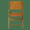 CASA BAMBAM Chaise Pliante Naturel
