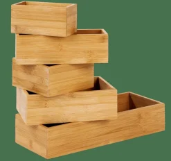 CASA BAMBOO Organisateur Tiroir Naturel