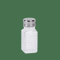 CASA BASIC Set Salière Et Poivrier Argent, Transparent