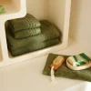 CASA BIO SOFT Gant De Toilette Vert Foncé
