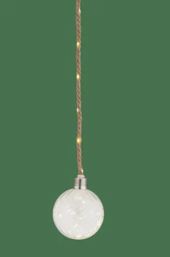 CASA BLOXEM Boule Déco 20 LEDs Transparent