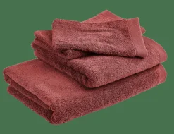 CASA B-LUX Serviette D'hôte Rouge