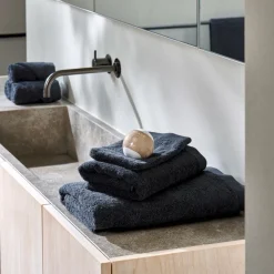 CASA B-LUX Tapis De Bain Bordeaux