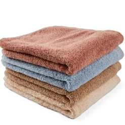 CASA B-LUX Tapis De Bain Bordeaux