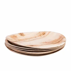 CASA BRAID Rond De Serviette Set De 2 Naturel