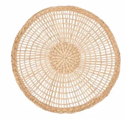 CASA BRAID Rond De Serviette Set De 2 Naturel