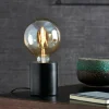 CASA CILINDER Lampe De Table Noir