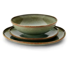 CASA COZY GREEN Assiette Creuse Vert