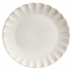 CASA DAHLIA Assiette Blanc