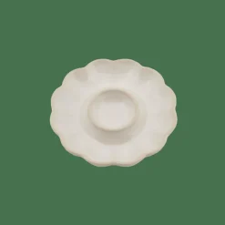 CASA DAHLIA Coquetier Blanc