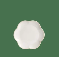 CASA DAHLIA FLOWER Assiette Blanc