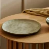 CASA EARTH LAGOON Assiette Plate Vert Clair
