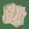 CASA ECO NATURE Set De 20 Serviettes Multicolore