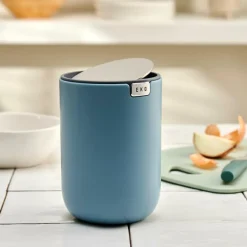 CASA EKO Mini Poubelle De Table 1,5l Bleu