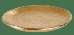 CASA ERBA Plat à Bougies Doré