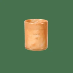 CASA ESCAPE BLACK OUDH Bougie Parfumée Dans Un Verre Blanc, Vieux Rose