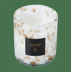 CASA ESCAPE WORLD OF GOA Bougie Parfumée Blanc, Doré, Multicolore