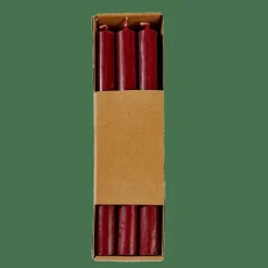 CASA FINA Bougies Set De 6 Bordeaux