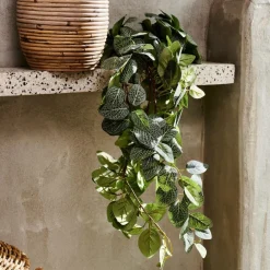 CASA FITTONIA Guirlande Feuilles Vert