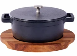 CASA FLAN Coupelle Crème Brûlée Noir