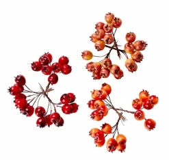 CASA FOAM Citrouilles Déco Set De 12 Rouge