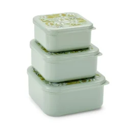 CASA FRESHMOOD Boîtes à Snack Set De 3 Seafoam + Motif Loulou Seafoam (vert)