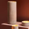 CASA FUEGO Bougie Solaire Led Gris Clair