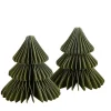 CASA GAMI Porte-nom Set De 2 Vert Foncé