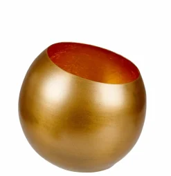 CASA GIMINI Support Bougie Chauffe-plat Cuivre