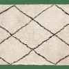 CASA IDRIS Tapis Blanc