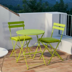 CASA IMPERIAL Ensemble Bistrot Rond Lime