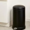 CASA INDUSTRIA Poubelle à Pédale 12 L Noir