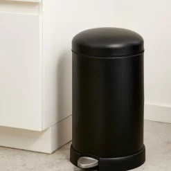 CASA INDUSTRIA Poubelle à Pédale 12 L Noir