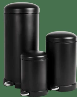 CASA INDUSTRIA Poubelle à Pédale 27 L Noir