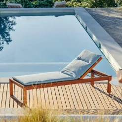 CASA ISLAND ECO Coussin De Jardin Chaise Pliante Aqua