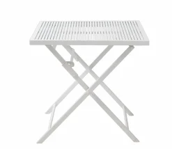 CASA JESSE Ensemble Bistrot Rectangulaire Blanc