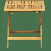 CASA JOSHUA Table Pliante Brun
