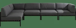 CASA JUMBO Fauteuil De Coin Noir