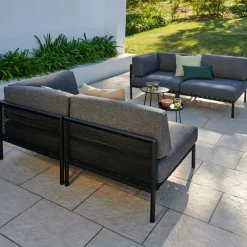 CASA JUMBO Fauteuil De Coin Noir