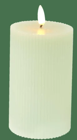 CASA LED Bougie Avec LED Menthe