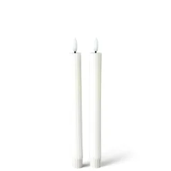 CASA LED Bougie Dîner Led Blanc