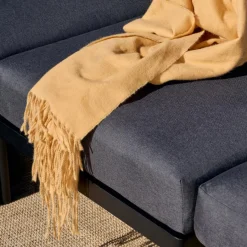 CASA LINNE Coussin Brun